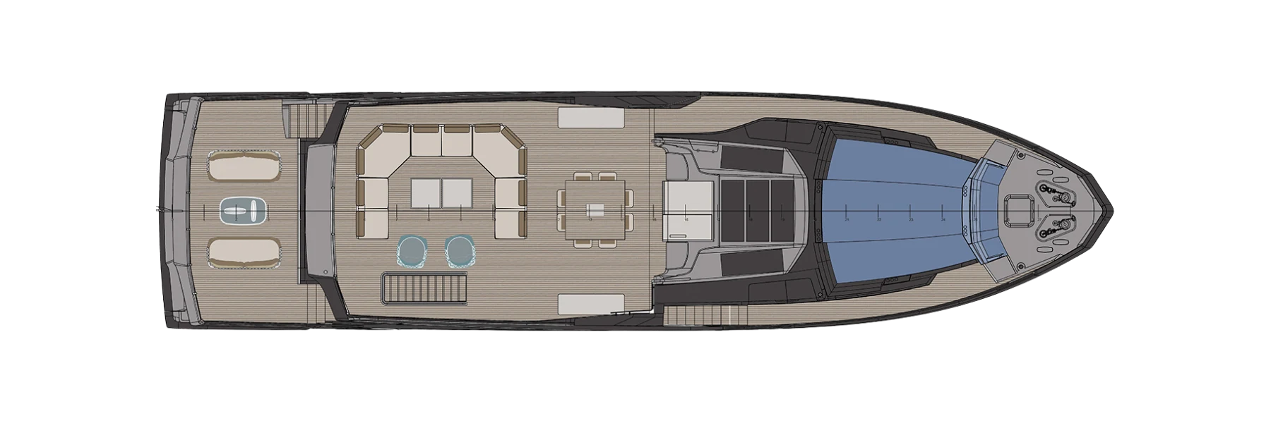 30XP Flybridge plan